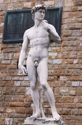 David,                   Piazza Signoria,
Florenz 03-13